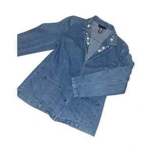 Denim & Co. Daisy Embroidered Jean Jacket